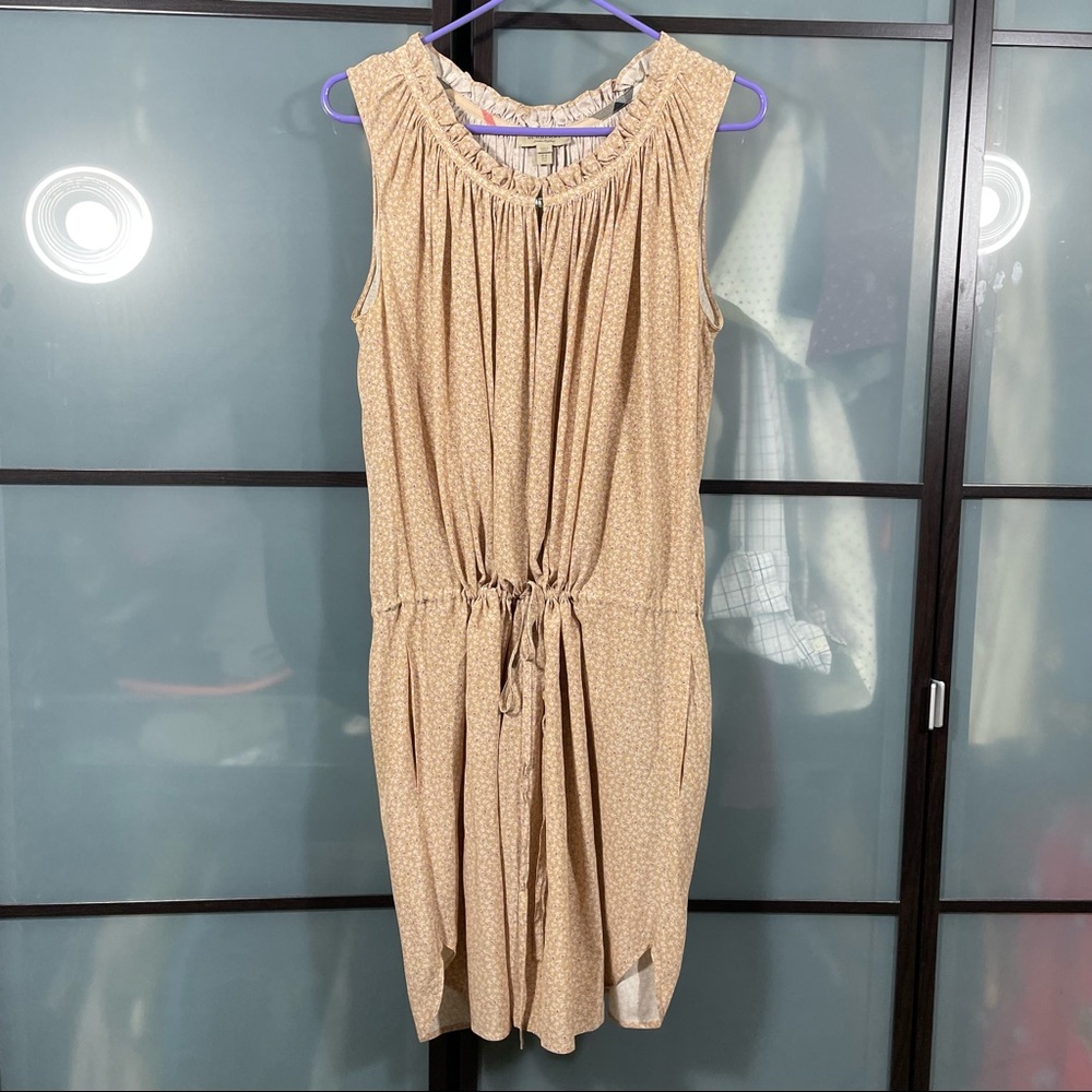 Burberry lightweight drawstring dress. Size 10.